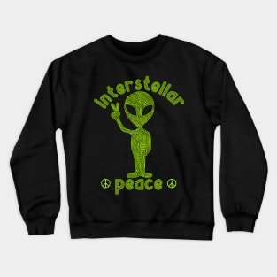 Interstellar Peace Crewneck Sweatshirt